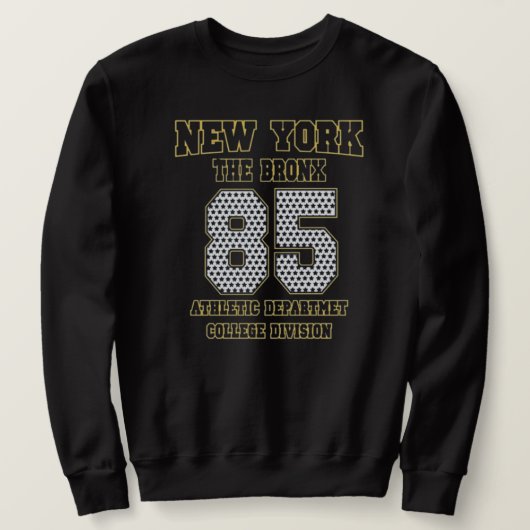 Urban varsity New York Bronx Sweatshirt (Design vorne)