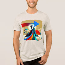 Urban Vibes - Graffiti-Inspirierter Abstrakter T -