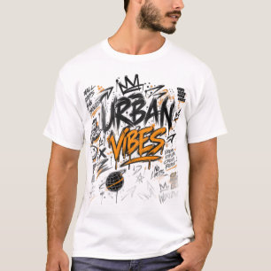 Urban Vibes Graffiti Streetwear T-Shirt