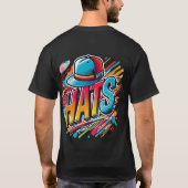 Urban Vibes 'Hats' Grafik T - Shirt Design (Rückseite)