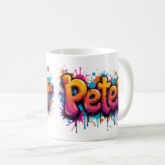 Urban Vibes Peter 1 Kaffeetasse (VorderseiteRechts)