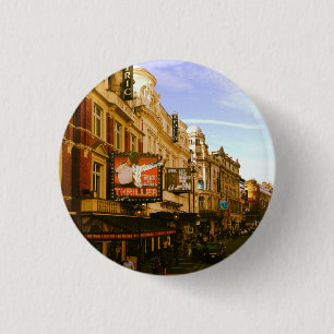Urban Vintag Downtown City City Button