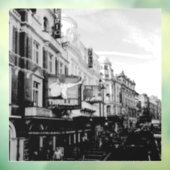 Urban Vintag Downtown City City Fensteraufkleber (Blatt 3)