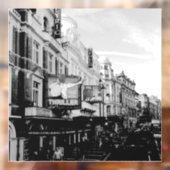 Urban Vintag Downtown City City Fensteraufkleber (Blatt 2)