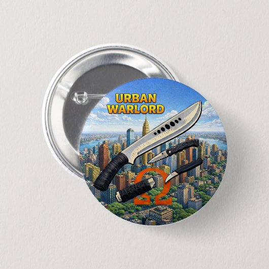 Urban Warlord Button (Vorne & Hinten)