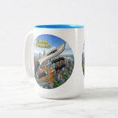 Urban Warlord (Circular) Zweifarbige Tasse (Vorderseite Links)