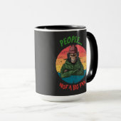 Urban Warrior Green Angry Monkey Tasse (VorderseiteRechts)