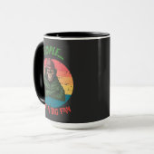 Urban Warrior Green Angry Monkey Tasse (Vorderseite Links)