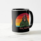 Urban Warrior Green Monkey Tasse (VorderseiteRechts)