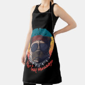 Urban Warrior Sunset Mops Ihr Text Schürze (InSitu)