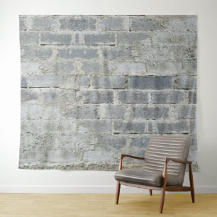 Urban White Brick Wall Fotografy Studio Hintergrun Wandteppich