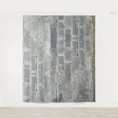 Urban White Brick Wall Fotografy Studio Hintergrun Wandteppich (Vorderseite)