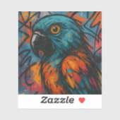 Urban Wingbeat - Square Vinyl Sticker (Blatt)