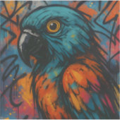 Urban Wingbeat - Square Vinyl Sticker (Vorderseite)