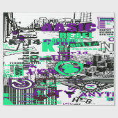 Urban Wrapping Paper Geschenkpapier (Flach)