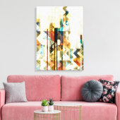 Urban Zickzack II Leinwanddruck (Insitu (Wohnzimmer))