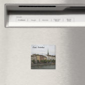 Urban Zurich Switzerland City View Foto Magnet (In Situ (Geschirrspüler))