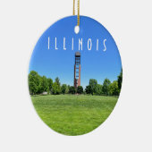 Urbana Champaign Illinois Keramik Ornament (Rechts)