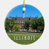 Urbana Champaign Illinois Keramik Ornament (Hinten)