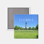 Urbana Champaign Illinois Magnet (Vorderseite/Rückseite)