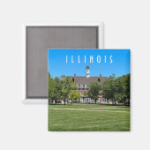 Urbana Champaign Illinois Magnet (Vorderseite/Rückseite)