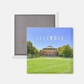 Urbana Champaign Illinois Magnet (Vorderseite/Rückseite)