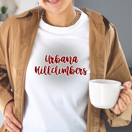 Urbana Hillclimbers Gray Blur Tshirt