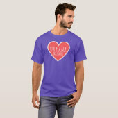 Urbana Illinois Niedlich Heart T-Shirt (Vorne ganz)