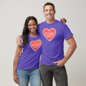 Urbana Illinois Niedlich Heart T-Shirt (Unisex)