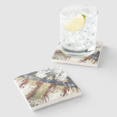 UrbanCanvas Leviathan Serie - Marmormontage Unters Steinuntersetzer (Seitenansicht)