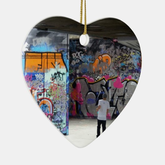 Urband Straße Kunst-Graffiti Keramik Ornament (Rechts)