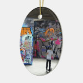 Urband Straße Kunst-Graffiti Keramikornament (Links)