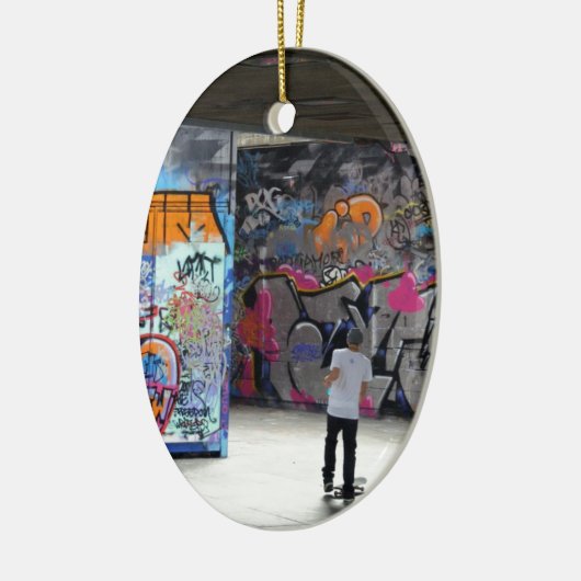 Urband Straße Kunst-Graffiti Keramikornament (Links)