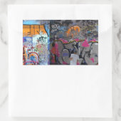 Urband Street Art-Graffiti Rechteckiger Aufkleber (Tasche)