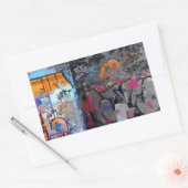 Urband Street Art-Graffiti Rechteckiger Aufkleber (Umschlag)