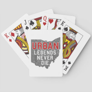 Urbane Legenden Die nie Staat von Ohio Not leidend Spielkarten