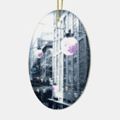 Urbane Lichter Keramik Ornament (Links)