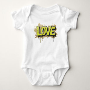 Urbane Liebe blühen Baby Strampler