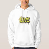Urbane Liebe blühen Hoodie (Vorderseite)