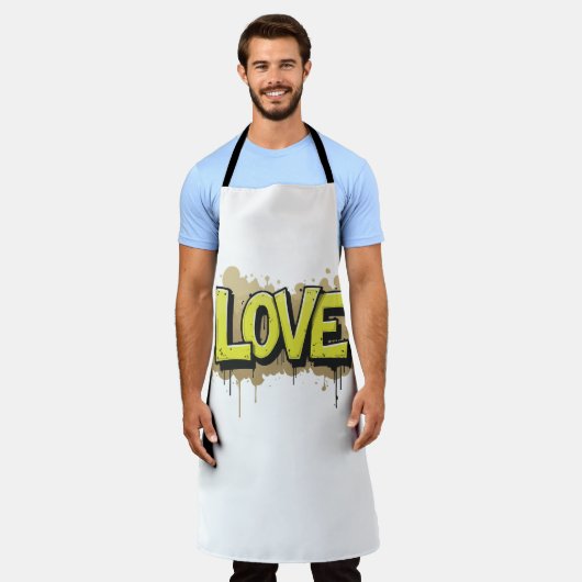 Urbane Liebe blühen Schürze (Getragen)