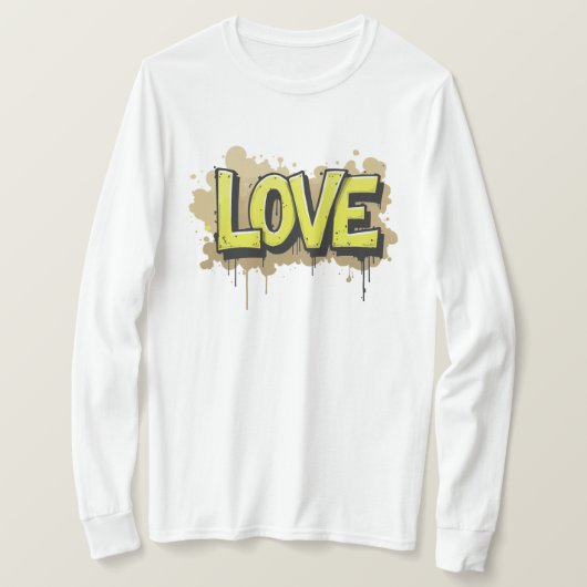 Urbane Liebe blühen T-Shirt (Design vorne)