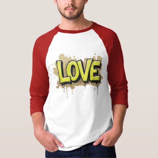 Urbane Liebe blühen T-Shirt (Vorderseite)