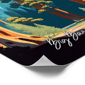 Urbane Reisemodelle aus Red Wood Big Basin Poster (Ecke)