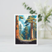 Urbane Reisemodelle aus Red Wood Big Basin Postkarte (Stehend Vorderseite)