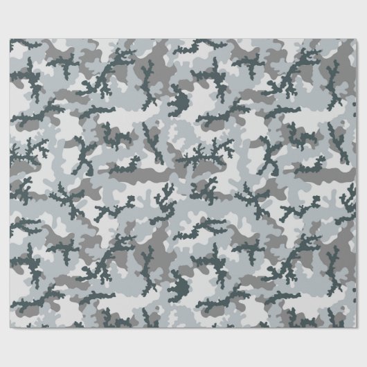 Urbane Tarnung Geschenkpapier (Flach)