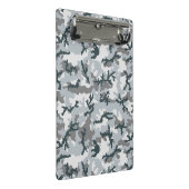 Urbane Tarnung Mini Klemmbrett (Schrägansicht)