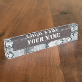 Urbane Tarnung Namensplakette (Seite)