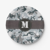 Urbane Tarnung Pappteller (Vorderseite)