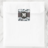 Urbane Tarnung Quadratischer Aufkleber (Tasche)