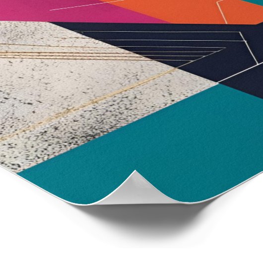 Urbane Winkel in Bewegung Poster (Ecke)